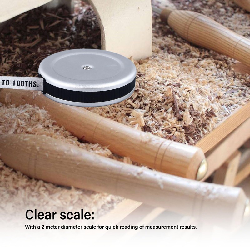 KIMISS Pipe Circumference Measuring Tape 2m Diameter Tape Measure for