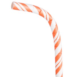Creative Converting (144 ) PAPER ASSORTED STRAWS 7 3/4" JUMBO UNWRAPPED DRINK/BAR STRAWS/USA MADE
