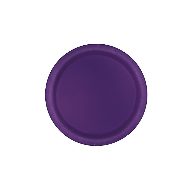 Premium Deep Purple Paper Dinner Plates - 9" (8 ct)