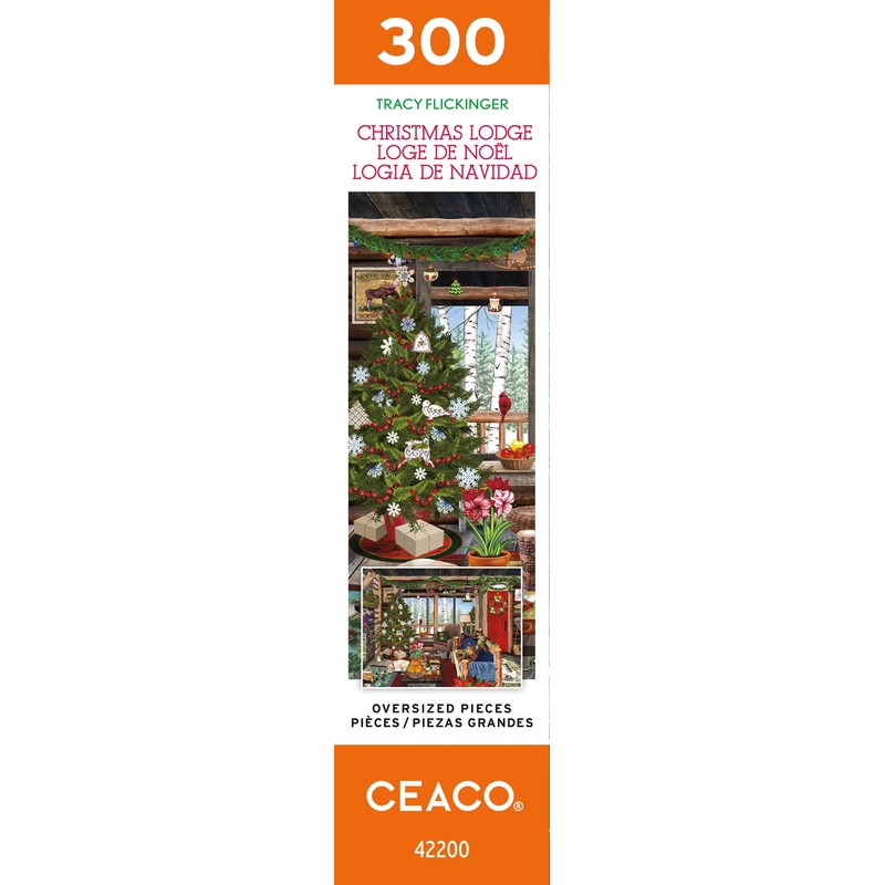 Ceaco - Tracy Flickinger - Christmas Lodge - 300 Piece