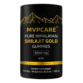 Mvpcare Shilajit Gummies Shilajit Puro Del Himalaya 85 Micronutrientes Apto Para Hombres Y Mujeres 100 Natural Orgnico 60 Gomitas Dosis Mxima De...   