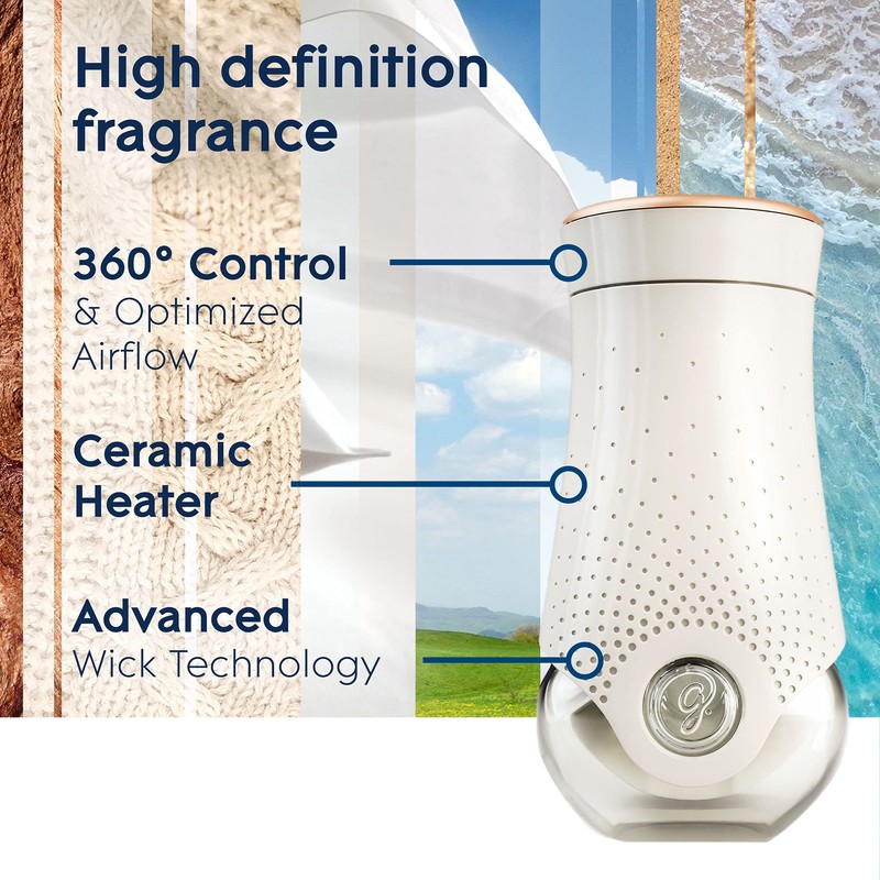 Glade PlugIns Air Freshener Warmer, Scented and Essential Oils for