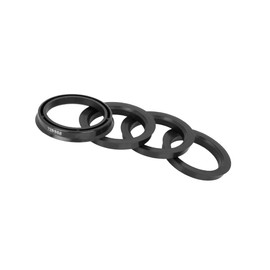 Motoforti 4pcs Plastic 72.6mm OD to 56.6mm ID Car Hub Centric Rings Wheel Bore Center Spacer Hub Rings Black Long-lasting
