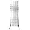 Gridwall Panel 2' x 6' Grid Wall Display Black 2