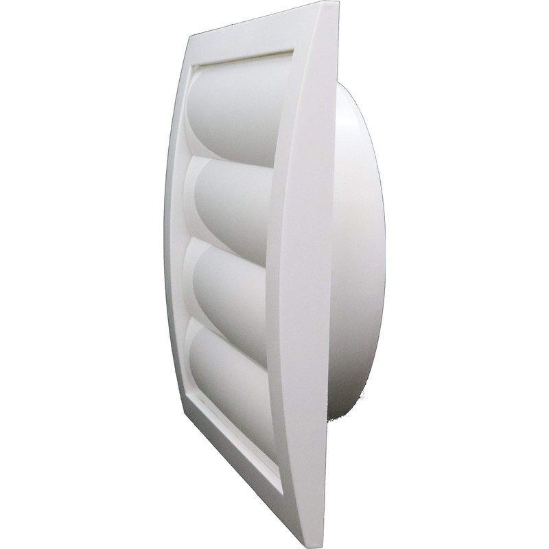 White Exhaust Hood Vent 6'' Inch / 150 mm with