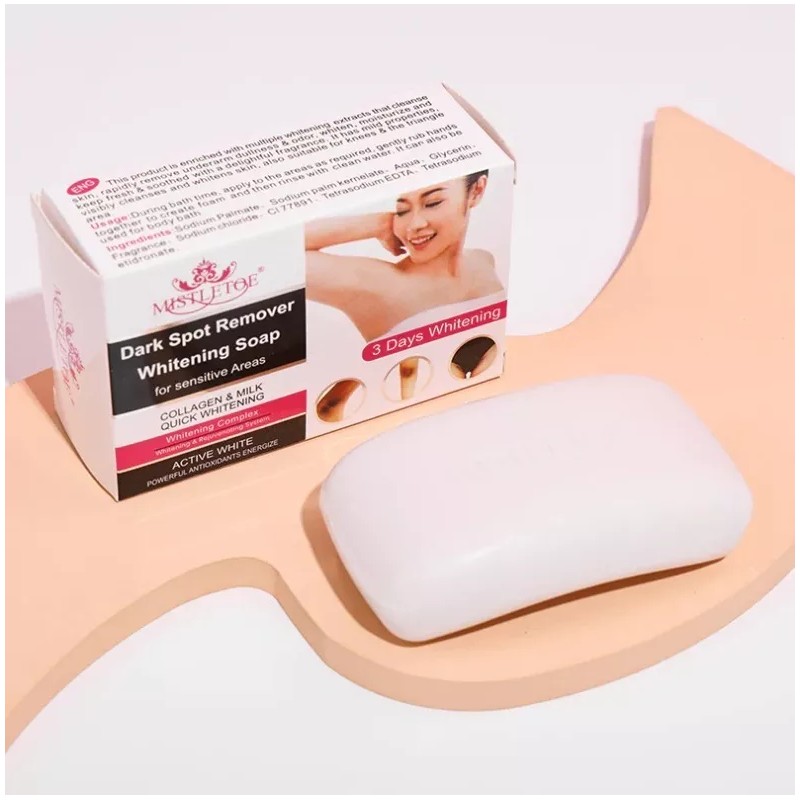 Mistletoe Set De 2 Jabones Colágeno Leche Axilas Ingles Rodillas