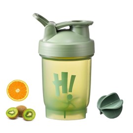 Petsmart tech Petsmart tech Protein Shaker Bottle 500ml with Mixing Ball, Leakproof Flip On Lid, Odourless, Temperature Safe, Dishwasher Safegreen