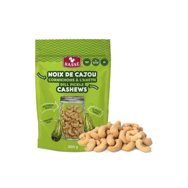 Dill Pickle Cashews 800g - High Proteiin, Fiber & Iron