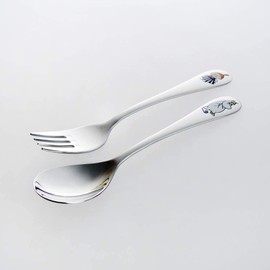 Moomin by ARABIA 1009277 Cutlery, Spoon & Fork, Set of 2, Snoke's Mi