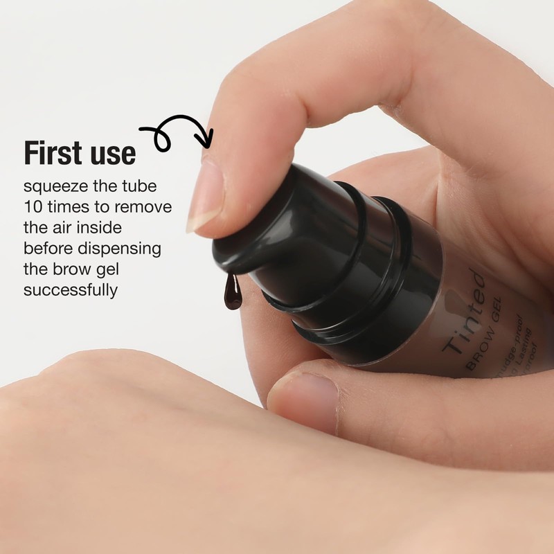 3D Eyebrow Gel Kit With Brush【Smudge-proof】【Waterproof】【Long Lasting】Eyebrow Gel With Eyebrow