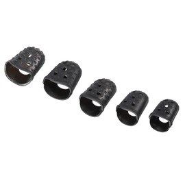 MECCANIXITY Guitar Finger Tips Protector L M S XS XXS Size Black Pack of 40