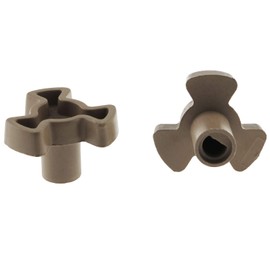 E-outstanding 2Pcs 17mm Microwave Oven Turntable Roller Guide Support Coupler Tray Shaft, Y-Type Bracket