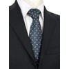 [COLORATA] Carolata Dolphin Pattern Necktie (100% Silk / Jacquard Woven),