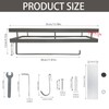 WJUAN Wall Spice Rack 35 cm - Kitchen Shelf with