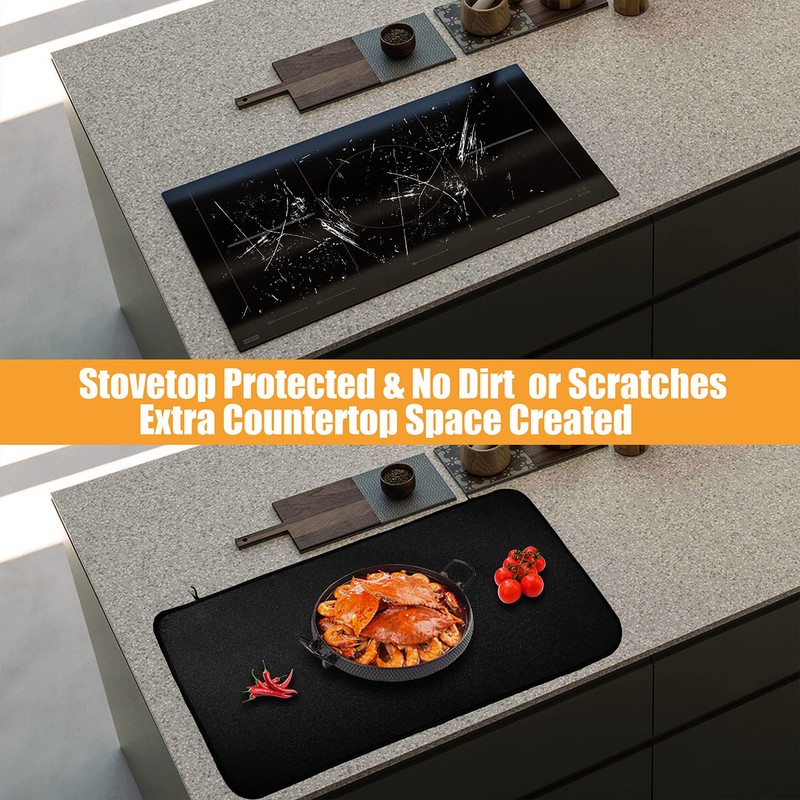 Glass Stove Top Cover Heat Insulation Oil Proof Ceramic Top