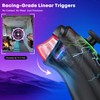 GAMSINGY Wireless PC Gaming Controller -RGB Lightning Pro Gamepad for