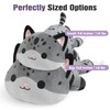 Onsoyours Original Weighted Panther Cat Plush, Cute 9.8"|1.0 lbs Hugging
