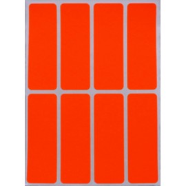 Royal Green Rectangular Stickers Color Coded Write on Labels for Organizing, Moving, & Mailing, 3x1 inch Stickers Writable Labels & Tags for Home, Office, and School Projects, 400-Pack (Neon Red)