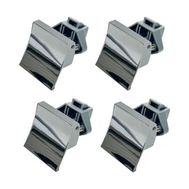 MAX COOL 4PCS Square Door Handle Push Locks Marine Latch Suitable for Caravan RV Marine Cupboard Latch Knob