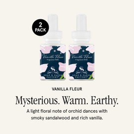Pura and Soap & Paper Factory - Fragrance for Smart Home Air Diffusers - Room Freshener - Aromatherapy Scents for Bedrooms & Living Rooms - Odor Eliminator - 2 Pack - Vanilla Fleur