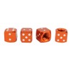 TOMALL Orange Dice Valve Stem Caps for Car Bike Wheel