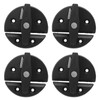 4 Sets Boat Cabinet Twist Latch Reinforced Nylon 59mm Round