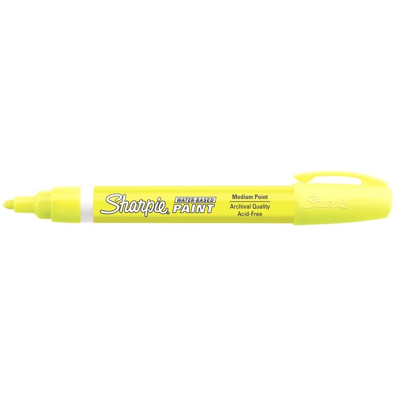 Sharpie DYMO Water-Based Paint Marker Medium Point Yellow
