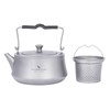 Boundless Voyage Ti3093D Titanium Kettle, For Camping, Barbecues, 28.7 fl