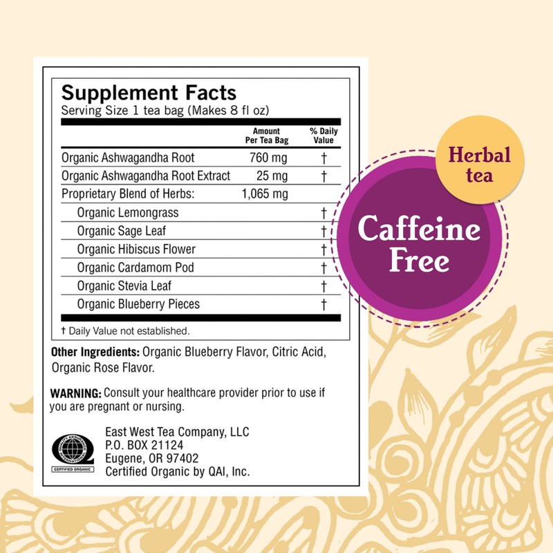 Yogi Tea Blueberry Sage Stress Relief - 16 Tea Bags