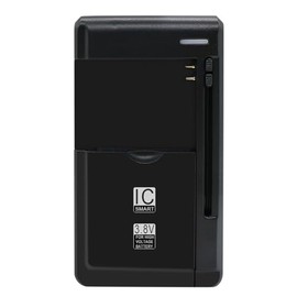 Upgraded Standard Durable Universal Travel Desktop Wall USB/AC Battery Charger + Folding Bracket Compatible with LG Power L22C Smartphone