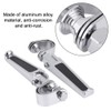 KIMISS 2Pcs Aluminum Alloy Motorcycle Foot Pegs with Engine Guard