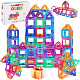 Bloques Magnéticos Juguetes Construccion - 40 Piezas Juego Imanes Didácticos Bloques Magnéticos 3D Creativos y Educativos, Regalo Aprenda Color y...  