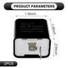Anyhut 2 PCS LED Flasher Relay, 2-Pin Electronic LED Turn