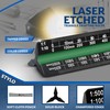 Aluminum Architect Scale Ruler - 30cm Ruler Laser Etched Triangle