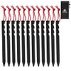 flintronic Tent Pegs, Heavy-Duty 18 cm Tent Pegs, 12 Pieces