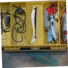Mipcase 6pcs Double-Color Imitation Fishing Lures for Sea Fishing Simulation