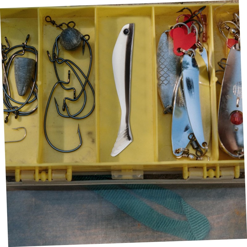 Mipcase 6pcs Double-Color Imitation Fishing Lures for Sea Fishing Simulation