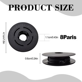 8Pairs Car Floor Mat Clips Secure Fastening Car Carpet Pad Fixing Buckle Prevent The Mat From Riding Up Car Carpet Mat Clips Suitable for Car Mats with Cylindrical Snaps of 10.2 to 10.6mm in Diameter