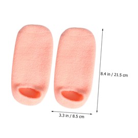 Healvian Gel Moisturizing Socks for Cracked Heels 1 Pair Anti-Crack Ankle Socks Essential Oil Portable Foot Care for Men Women