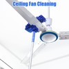 Mulcort Extendable Ceiling Fan Duster, Feather Duster with Bendable Pad,