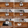 DITOSH 430 Stainless Steel Base Stovetop Espresso Maker Transparent Moka