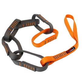 GM CLIMBING 16mm Nylon Safe Chain PAS Sling 22kN CE UIAA Certified for Personal Anchor System Rappel Transition Aid Climbing 97cm / 38in