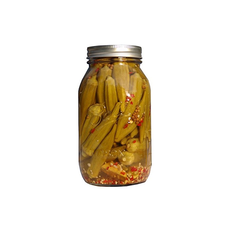 Stuart's Cajun Pickled Okra - 2 Quart Jars