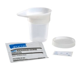 Covidien 22000 Midstream Catch Kit with Specimen Container, Detachable Funnel, Screw-on-Lid, Patient Label and 3 BZK Towelettes (Pack of 24)