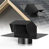 4 Inch Roof Vent Cap Bathroom Exhaust Roof Vent with