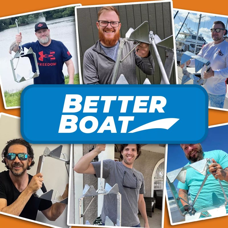 Better Boat Boat Box Anchor for Boats Small Folding Anchor