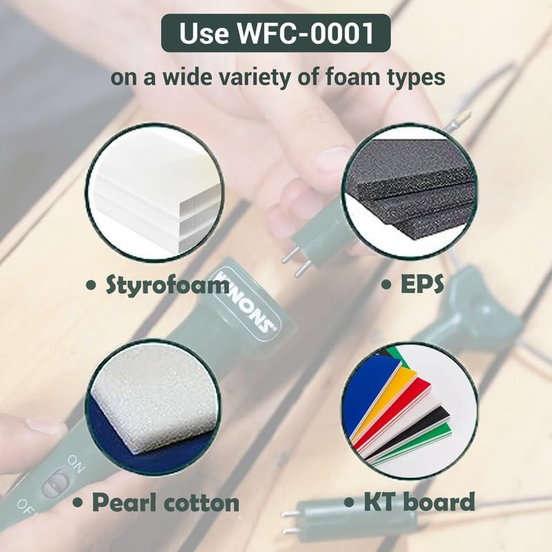 WINONS WFC-0001 Styrofoam Cutter Hot Wire Cutter Versatile Foam Cutter