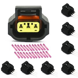 GROBARPART 8 Pcs Ignition Coil Pack Connector Wiring Harness Pigtail Plug Fit for 5.7 V8 2009-2015 Fit for Dodge Fit for Ram 1500 2500 3500 Charger Challenger Durango Fit for Jeep Cherokee Commander