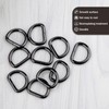 TXXATX D ring semicircular, black