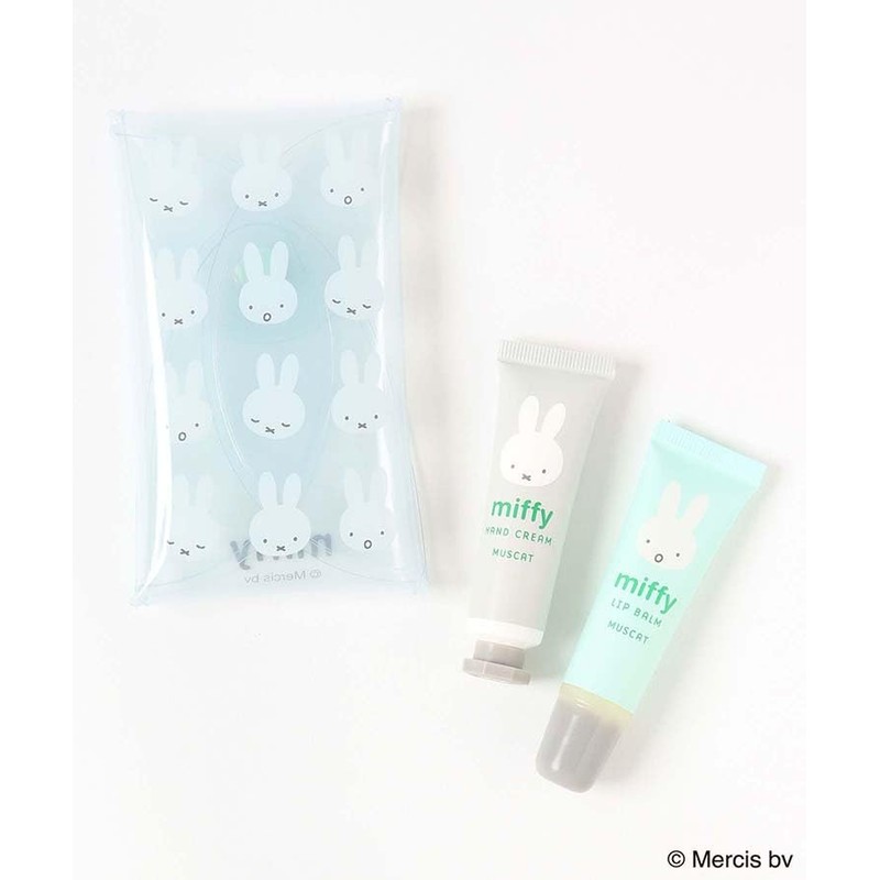 miffy Miffy Case-In Hand Cream & Lip Balm Set, Muscat